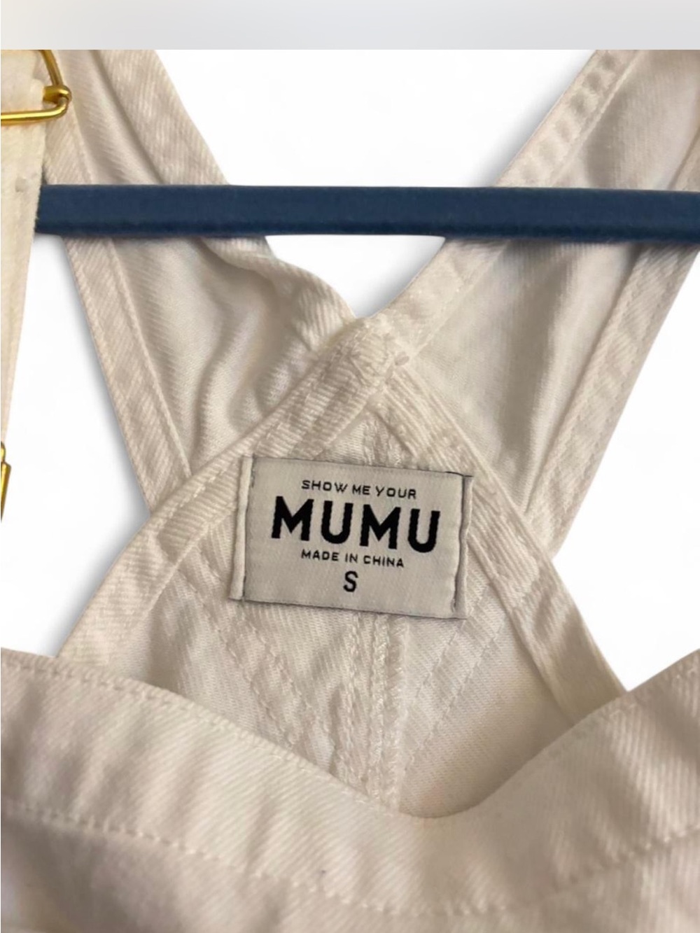 Show Me Your Mumu Marfa Overalls – Off White Denim | Size Small